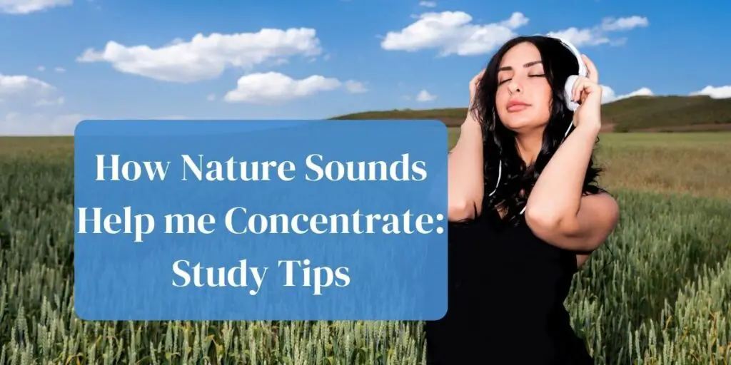 How Nature Sounds Help me Concentrate: Study Tips