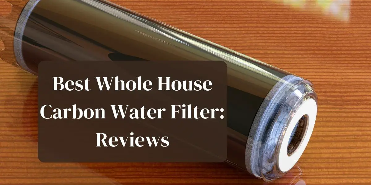 5 Best whole house carbon water filter: get clean water to your home