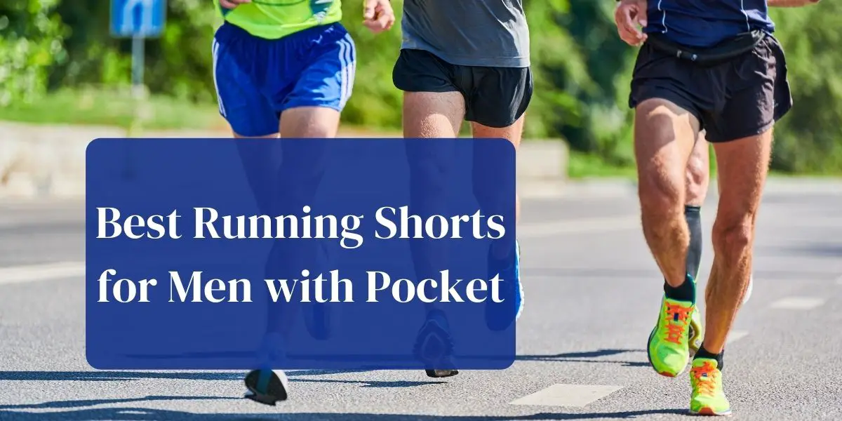 JustSun Mens Running Shorts Gym Sports Shorts Quick Dry Zip Pockets 