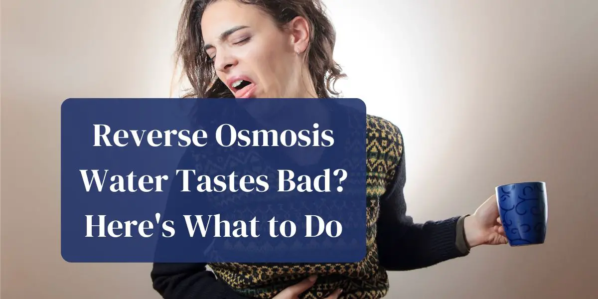 Reverse Osmosis Water Tastes Bad? Here’s What to Do